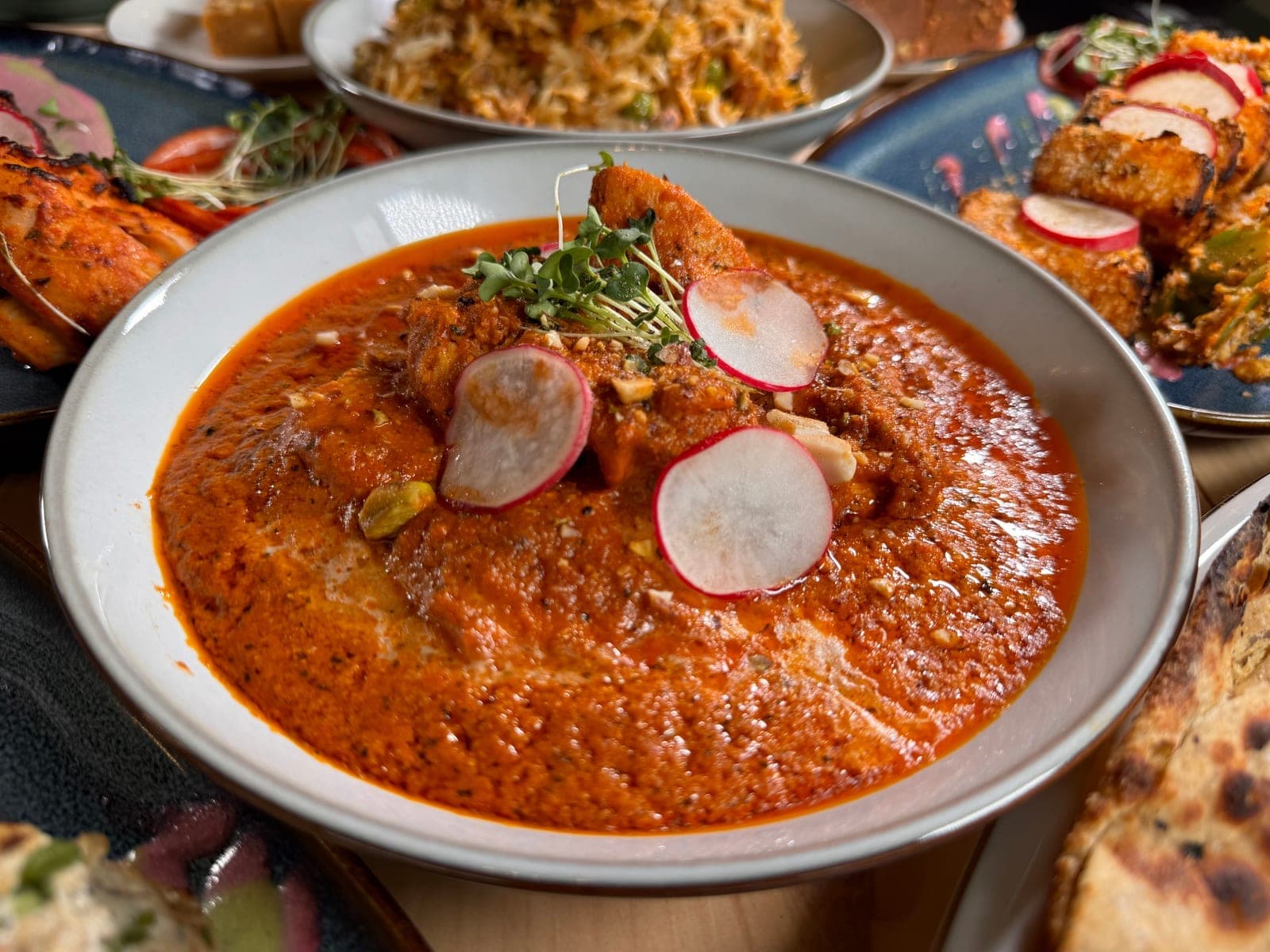 Town Heaviest Butter Chicken served at the table — DesINorth Milton, Ontario, Canada