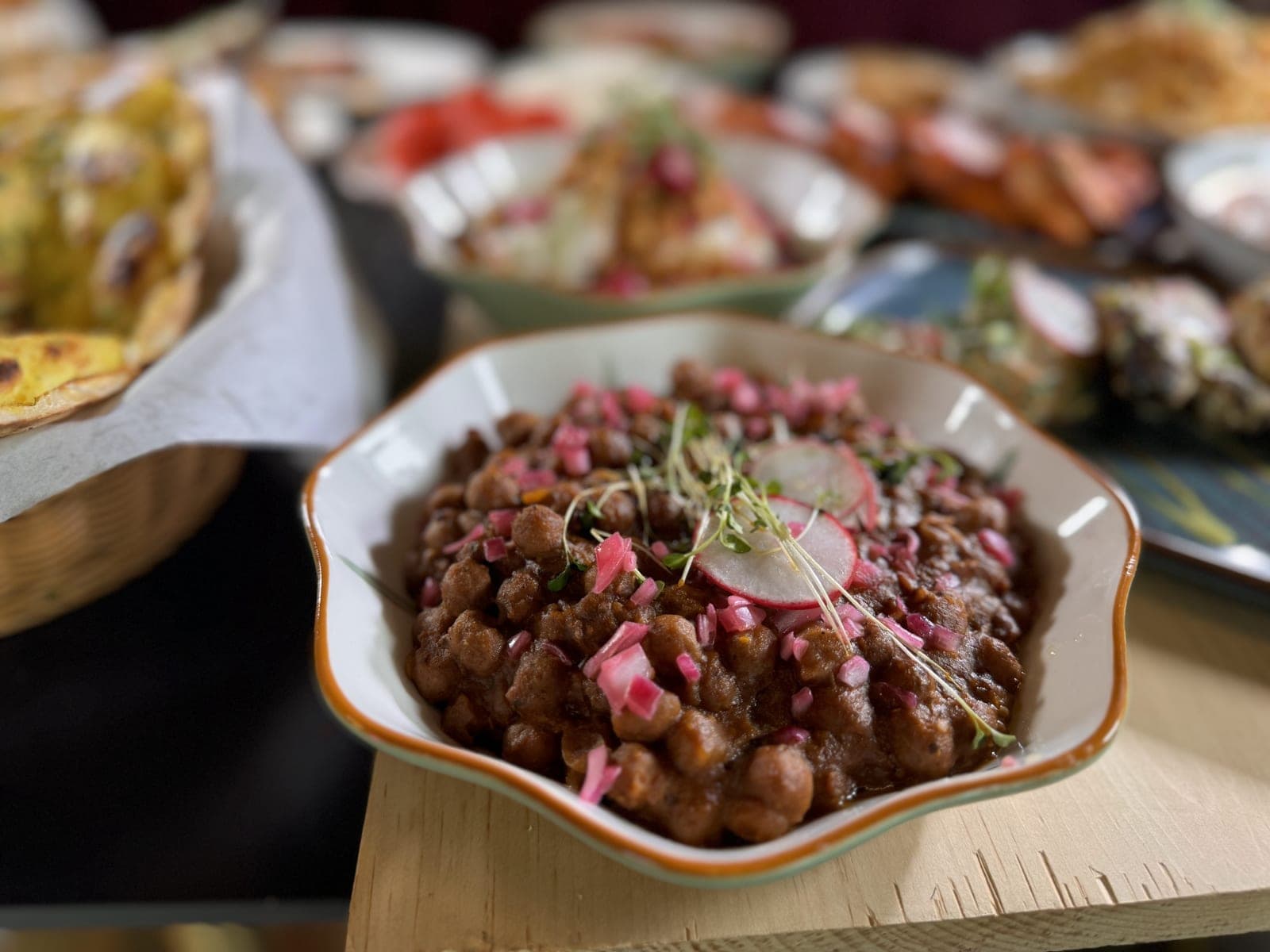 Chana chaat at DesINorth Milton — Indian restaurant in Milton, Ontario