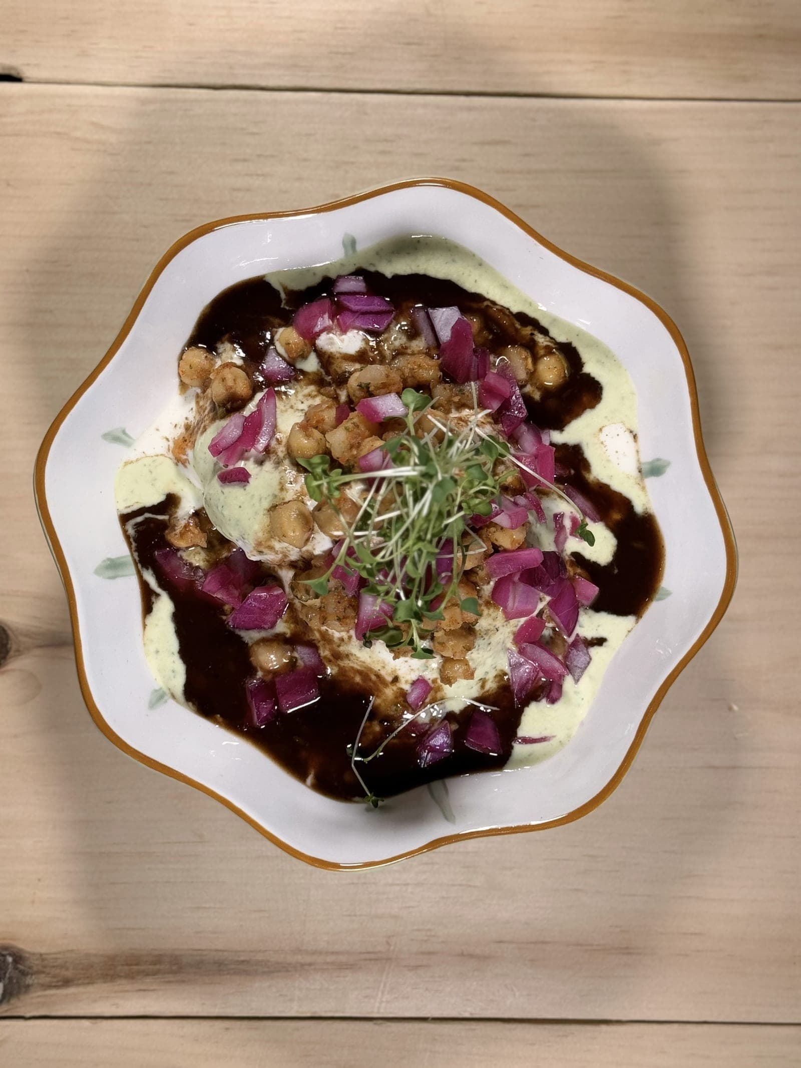 Papdi chaat at DesINorth Milton — Indian street food in Milton, Ontario